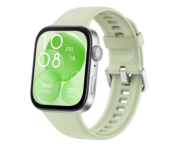 Het is moeilijk om het Apple Watch-achtige ontwerp van de Huawei Watch Fit 3 te negeren. (Afbeeldingsbron:Huawei)