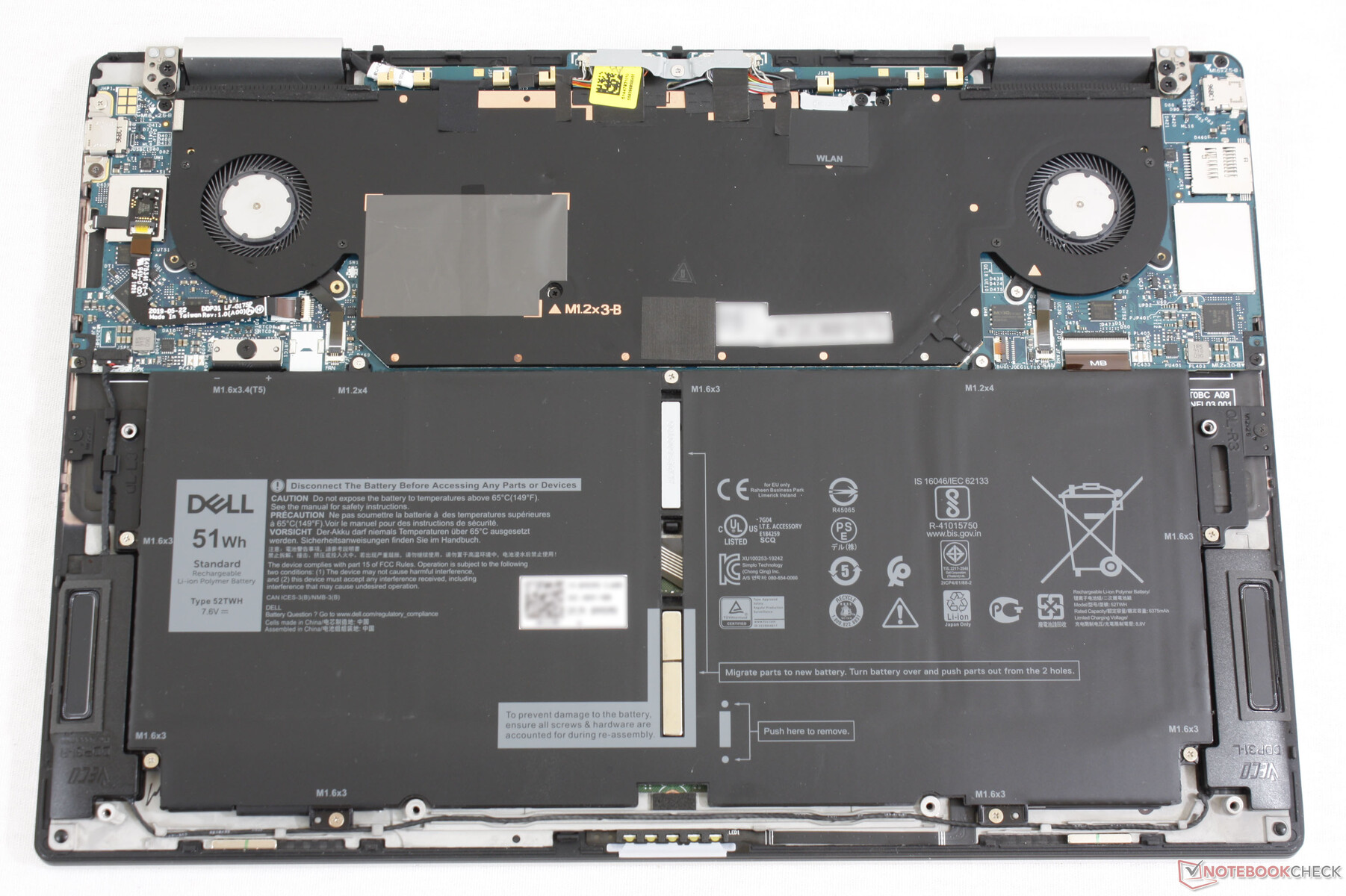 Touche De Clavier Dell XPS 13 (7390, 9310, 2-en-1) – Rechange à L'unité