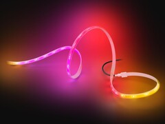 De nog niet uitgebrachte Philips Hue Outdoor Gradient Lightstrip (foto) zou een bijzonder helder model kunnen zijn. (Afbeeldingsbron: Smartlights.de)