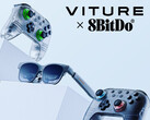 Viture en 8BitDo hebben nieuwe doorschijnende versies van de 8BitDo Ultimate 2C controller uitgebracht. (Afbeeldingsbron: Viture)