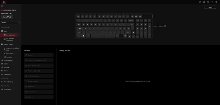 Gear Link is een overzichtelijke webinterface. (Afbeeldingsbron: Notebookcheck)