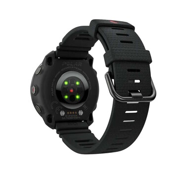 De Polar smartwatch heeft verschillende optische sensoren (Afbeelding bron: Polar)