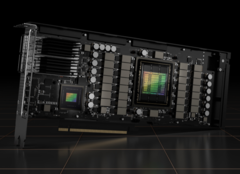 Nvidia's komende Blackwell RTX 50 line-up zou eindelijk de overstap kunnen maken naar een MCM-architectuur. (Op foto: Nvidia Grace Hopper H100 CNX)