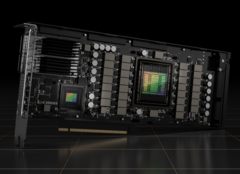 Nvidia&#039;s komende Blackwell RTX 50 line-up zou eindelijk de overstap kunnen maken naar een MCM-architectuur. (Op foto: Nvidia Grace Hopper H100 CNX)