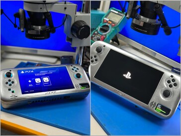 Startscherm van de PS4-handheld V2.