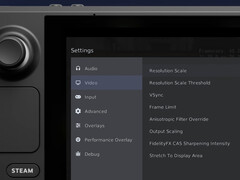 De nieuwe handheld UI van RPCS3, gedemonstreerd op een Steam Deck LCD.