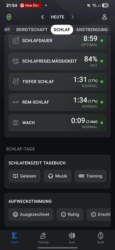 Amazfit Active2 Slapen