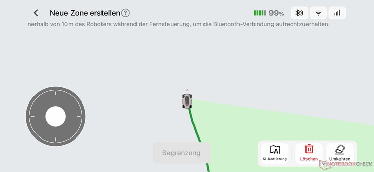 Handmatige mapping (in dit geval: Mova LiDAX Ultra AWD)
