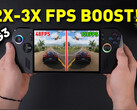 Lossless Scaling 3-test op de gaming-handheld benadrukt de verbeteringen van de nieuwe update (Afb. bron: ETA Prime)