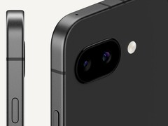 Pixel 9a Obsidian-variant met dubbele achtercamera&#039;s. (Afbeeldingsbron: Google)