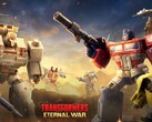 Belangrijkste promotieafbeelding voor Transformers: Eternal War.