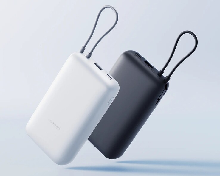 De Xiaomi Power Bank 20000 (Geïntegreerde kabel) wereldwijd. (Afbeeldingsbron: Xiaomi)