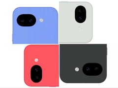 Pixel 10a in de vier verwachte kleuren. (Bewerkt)