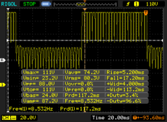 Reactietijd (50% grijs tot 80% grijs): 10,4 ms