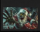 Spelers denken dat de extra vinger op Zombie Santa waarschijnlijk door AI is gegenereerd (bron: @RadicalNuffyEd/X)