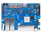 De BPI-R4 heeft veel aansluitmogelijkheden om als doe-het-zelf-router te dienen. (Afbeeldingsbron: Banana Pi)