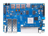 De BPI-R4 heeft veel aansluitmogelijkheden om als doe-het-zelf-router te dienen. (Afbeeldingsbron: Banana Pi)