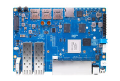 De BPI-R4 heeft veel aansluitmogelijkheden om als doe-het-zelf-router te dienen. (Afbeeldingsbron: Banana Pi)