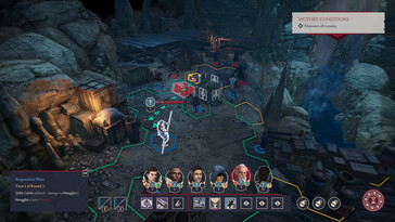 Een afbeelding waarop een gevecht in Expeditions: Rome te zien is.
