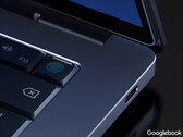 Googlebook-laptops zullen worden aangedreven door Intel Qualcomm- en MediaTek-processors. Afgebeeld: een promo render van een Google-branded laptop.