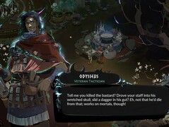 Afgebeeld: Odysseus, van de eerste indrukken, vervult een soortgelijke rol als Achilles uit het eerste spel. (Afbeelding Bron: Supergiant Games)