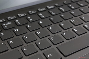 toets feedback is een stap onder de uitstekende HP Spectre of EliteBook toetsenborden