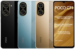 De Poco C71 heeft een 6,88-inch HD+ 120 Hz beeldscherm (Afbeeldingsbron: Poco)
