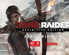 Tomb Raider: Definitive Edition Switch en Switch 2 banner (Afbeelding bron: Nintendo of America met bewerkingen)