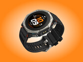 De Amazfit T-Rex Dual Solar is verkrijgbaar in één titaniumafwerking met een zwarte horlogeband.