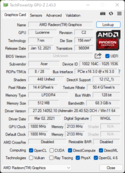 GPU-Z Radeon Vega RX (iGPU)
