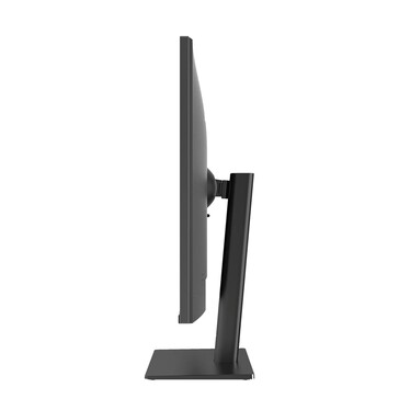 Zijaanzicht van de monitor.