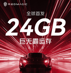De RedMagic 8S Pro wordt een van de eerste smartphones met 24 GB RAM. (Afbeeldingsbron: Nubia)
