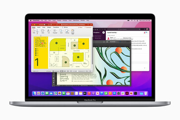 2022 MacBook Pro scherm (afbeelding via Apple)