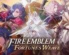 Een opgeschaalde omslagafbeelding voor Fire Emblem: Fortunes Weave