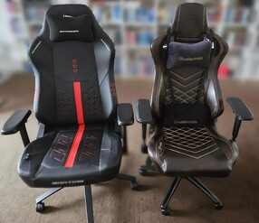 De Martian Pro lijkt imposanter naast de Nobelchairs Epic.