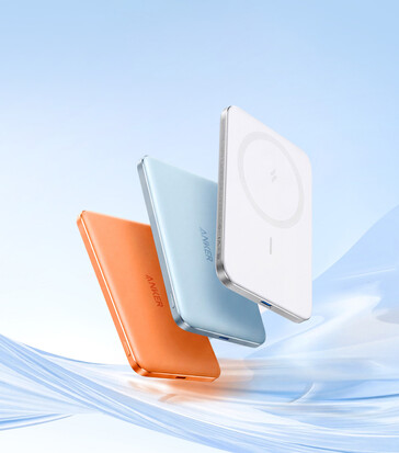 De drie kleuropties van de powerbank