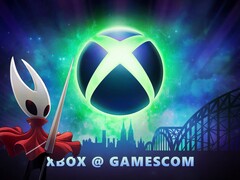 Xbox Gamescom 2025 banner met Hornet uit Hollow Knight: Silksong (bron: Xbox Wire, Team Cherry met bewerkingen)
