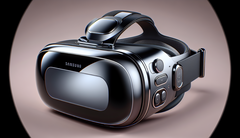 Een mock-up van een &quot;Samsung VR-headset&quot;. Bron: Notebookcheck via DALL-E 3 
