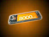 De Oppo K14 Plus is uitgerust met een batterij van 8.000 mAh.