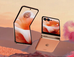 De Razr 50 Ultra zal er naar verwachting uitzien als zijn voorganger, op de foto. (Afbeeldingsbron: Motorola)