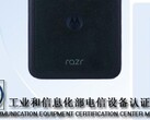 De Razr 60 Ultra(?). (Afbeeldingsbron: TENAA)