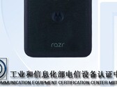 De Razr 60 Ultra(?). (Afbeeldingsbron: TENAA)