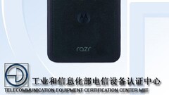 De Razr 60 Ultra(?). (Afbeeldingsbron: TENAA)
