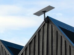 De Starlink standaard schotelbevestiging.