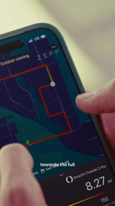 Duidelijk: Deze activiteit is opgenomen met de Cheetah 2 Pro