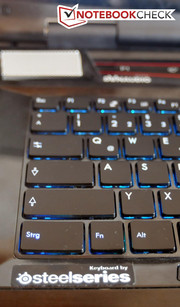 Het toetsenbord is ontwikkeld in samenwerking met SteelSeries.