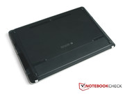 De achter kant van de ProBook zonder docking station poort.