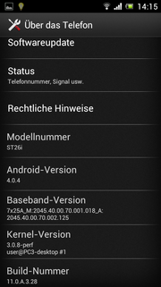 Android 4.0.4 met het vooruitzicht op een update naar 4.1.