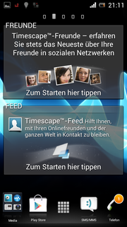 De home screens staan vol...