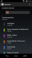 24.7 GB is beschikbaar.